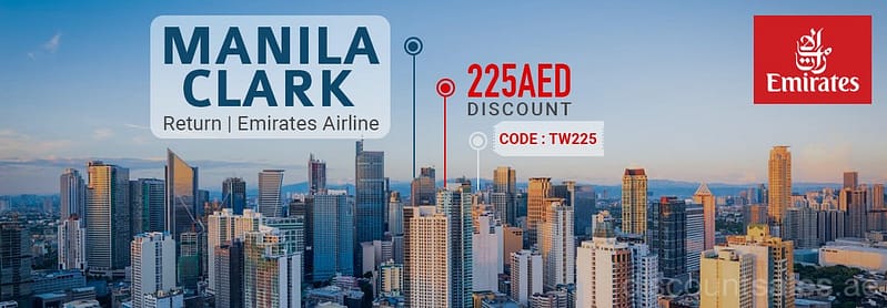 Aed225 Off On Emirates Airline From Dubai To Manila & Clark Flight Tickets Shop Online at Dubai Offers 2