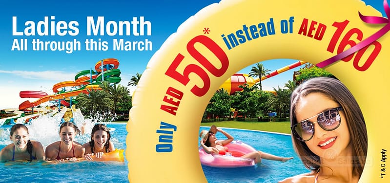 Dream Island Aqua Park Ladies Month March Exclusive Offer Entertainment Offers Shop Online at Dubai Offers 2