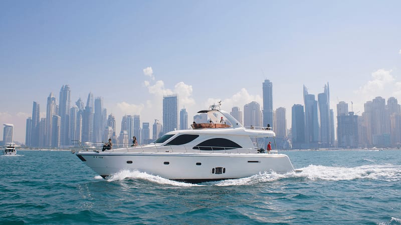 Dubai Marina Three-hour Yacht Tour with Lunch Boat Tours and Cruises Yachts - Boarding Point - Image 2