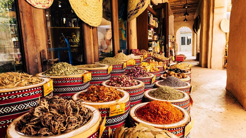 Dubai Souks and Creekside Food Walk Recently Added Experiences The Spice Souk - Image 2