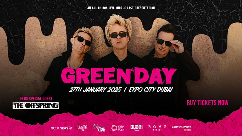 Green Day 2025 Live in Expo City Dubai Concerts Expo City Arena - Image 2