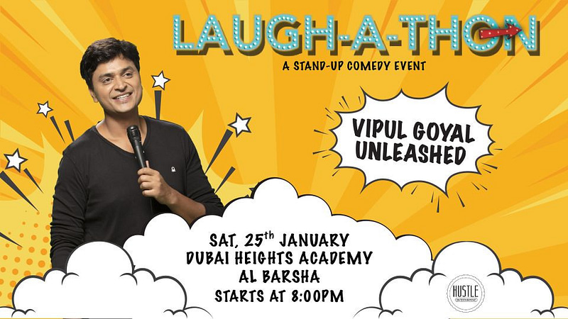 Laugh-a-thon ft Vipul Goyal Live in Dubai Comedy Events Dubai Heights Academy - Image 2