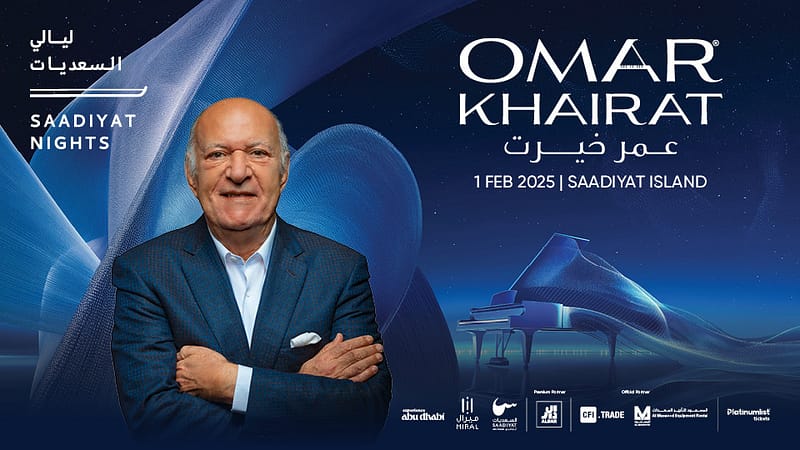 Saadiyat Nights - Omar Khairat Live at Abu Dhabi Shows and Theatrical Plays Saadiyat Island - Image 2