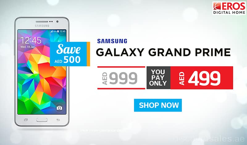 Galaxy Grand Prime Exclusive Offer @ Eros Electronics Shop Online at Dubai Offers 2