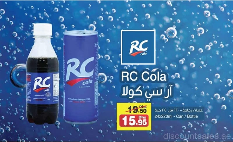 RC Cola Discount Offer @ Union Coop Drinks & Beverages Shop Online at Dubai Offers 2