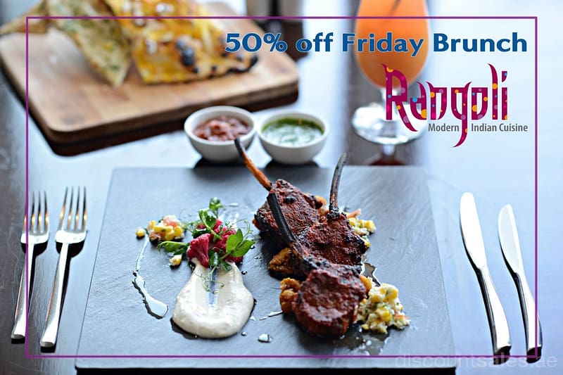 Extraordinary Brunch weekend Offer at Rangoli Food, Grocery & Dining Shop Online at Dubai Offers 2