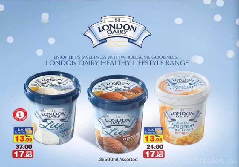 London Dairy Ice Cream Special Offer @ Union Coop Dairy Products Shop Online at Dubai Offers 2