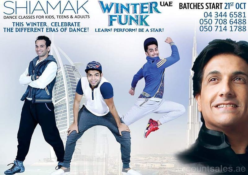 SHIAMAK WINTER FUNK Dance Classes for Kids, Teens & Adults Entertainment Offers Shop Online at Dubai Offers 2