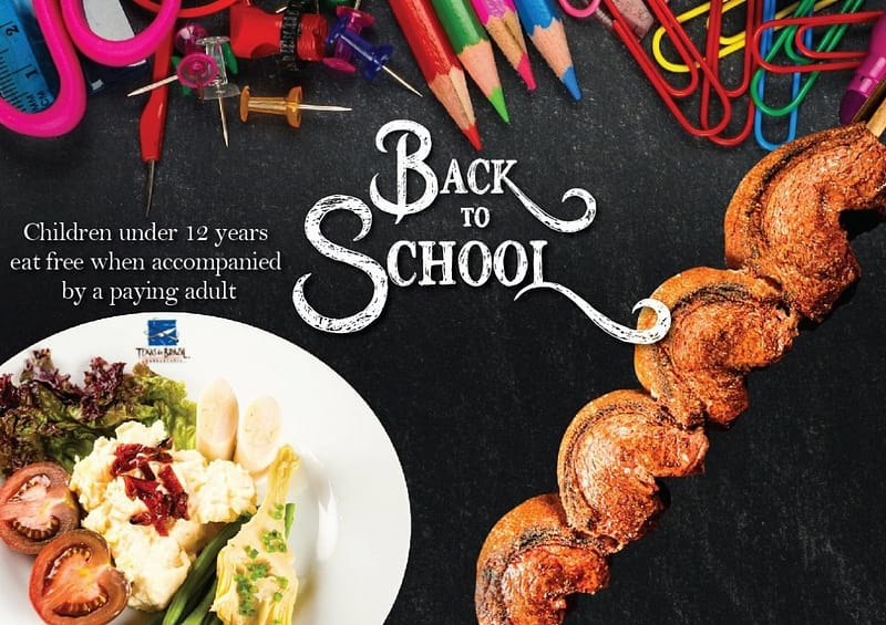 back to school with Texas de Brazil Fast Foods & Coffee Shops Shop Online at Dubai Offers 2