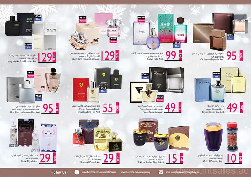 Best Perfumes Offer at Ansar Mall Ansar Gallery Shop Online at Dubai Offers 2