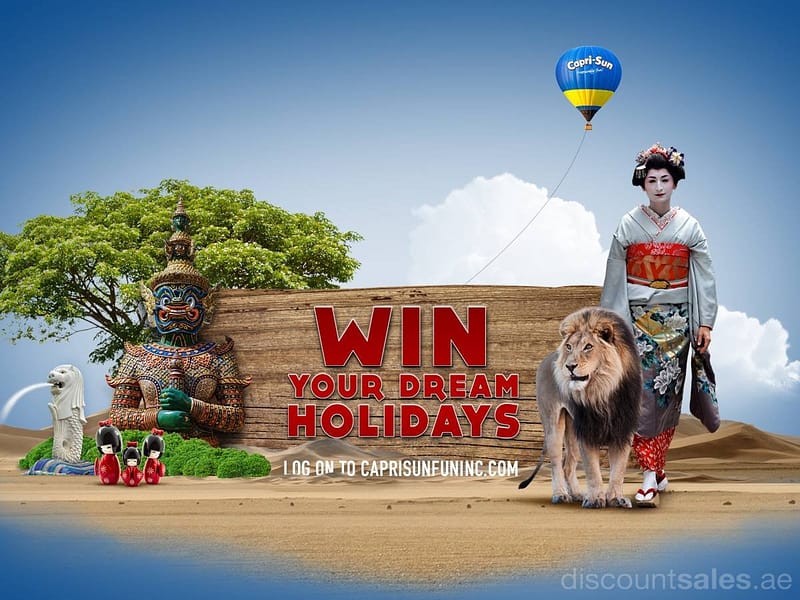 Collect Fun Points & Win Your Dream Destinations with Capri-Sun Holiday Promo Entertainment Offers Shop Online at Dubai Offers 2