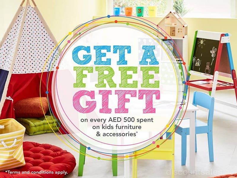 Home Centre FREE Gift Promotion Children Shop Online at Dubai Offers 2