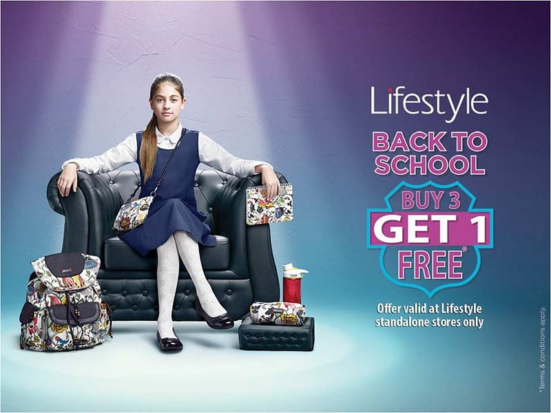 Lifestyle Back to School Offer and Buy 3 Get 1 Free (Offer till 03 Sep 2016) Bags & Accessories Shop Online at Dubai Offers 2