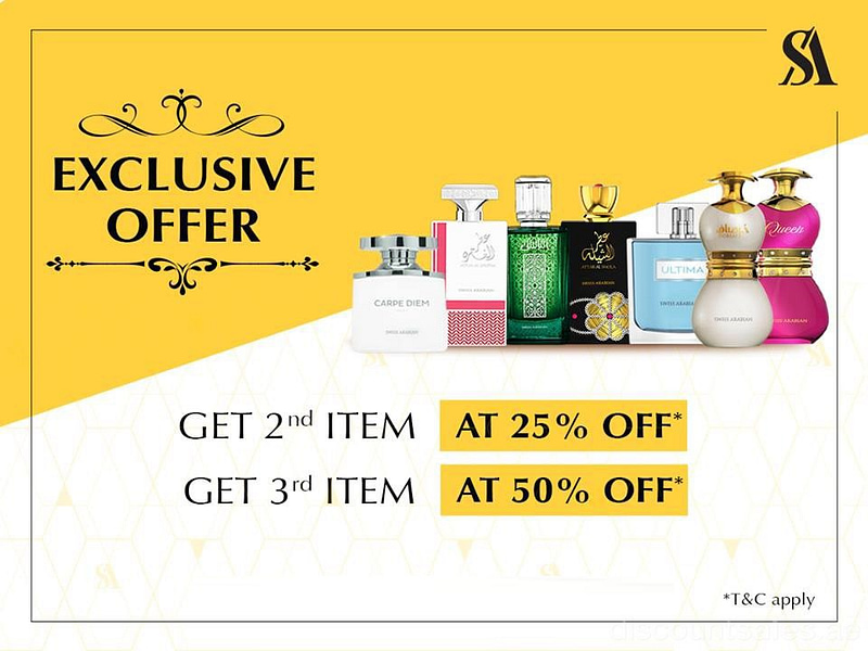 Swiss Arabian Perfumes Special Offer at Arabian Centre Arabian Center Shop Online at Dubai Offers 2