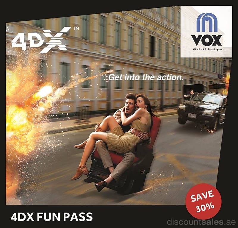 VOX Cinemas 4DX Fun Pass 30% Off Burjuman Shop Online at Dubai Offers 2