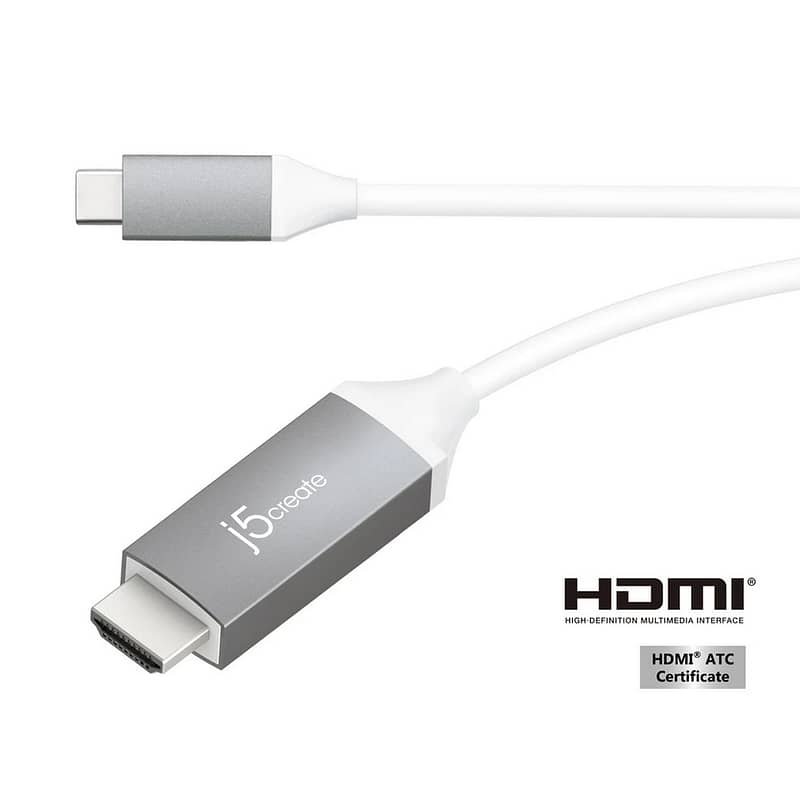 J5 USB-C to 4K HDMI Cable – Aluminium Accessories Shop Online at Dubai Offers 2