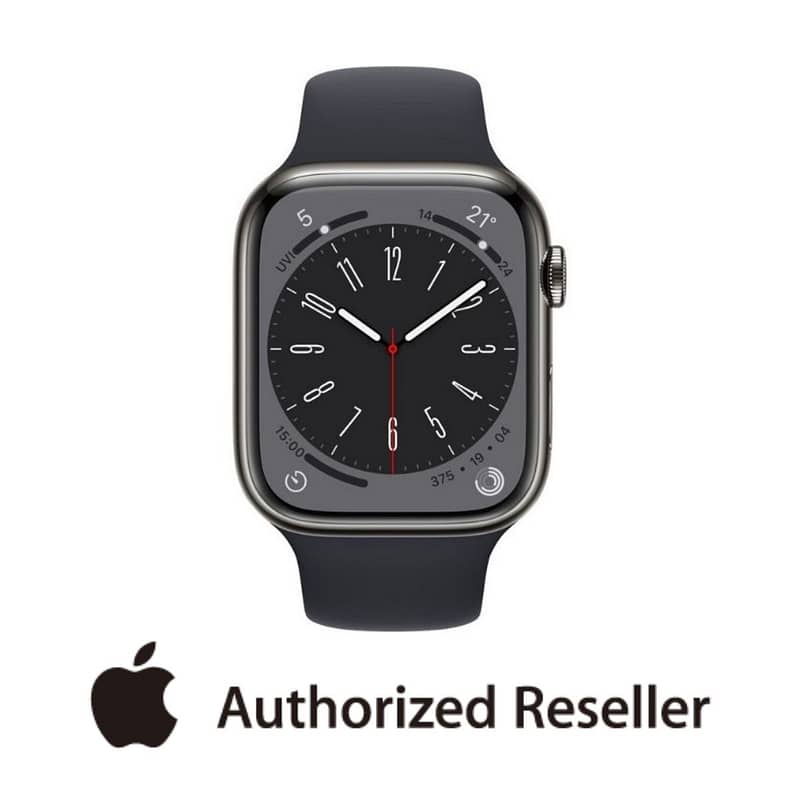 Apple Watch Series 8 GPS + Cellular 45mm Graphite Stainless Steel Case with Midnight Sport Band Wearables & Smart Watches Shop Online at Dubai Offers 2