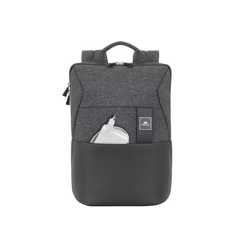 8825_Black|RIVACASE 8825 black mélange MacBook Pro and Ultrabook backpack 13.3 / 6 Accessories Shop Online at Dubai Offers 2