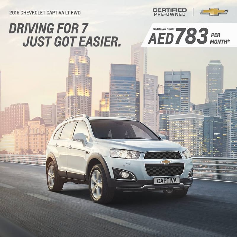 Al Ghandi Auto 2015 Chevrolet Captiva LT FWD Special Offer Chevrolet Shop Online at Dubai Offers 2