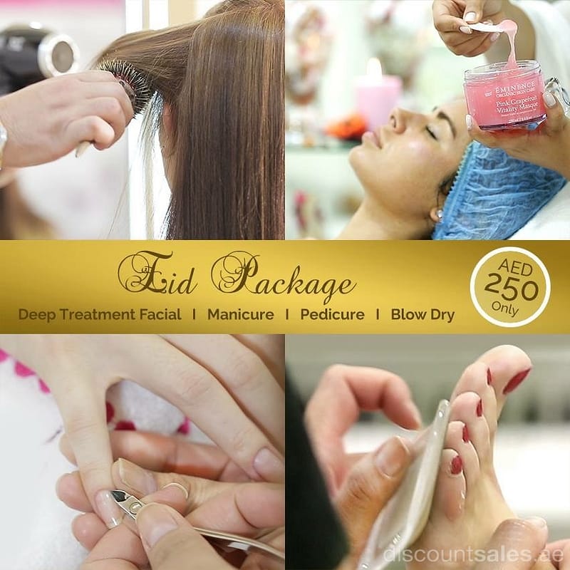 Deep Treatment Facial, Manicure, Pedicure and Blow Dry for only AED 250 Beauty Care Shop Online at Dubai Offers 2