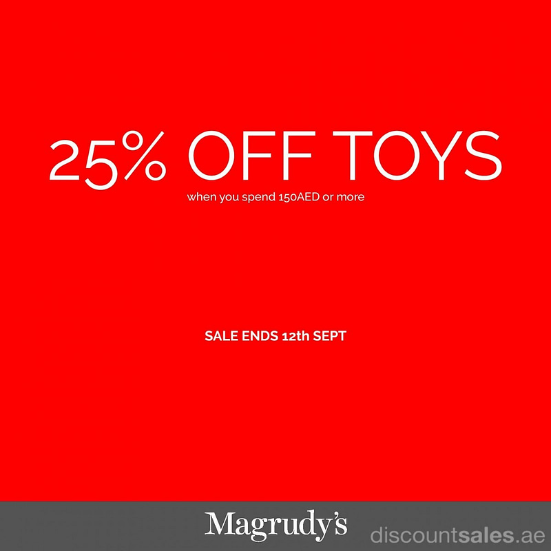 Eid Discounts on Toys at Magrudys Children Shop Online at Dubai Offers 2