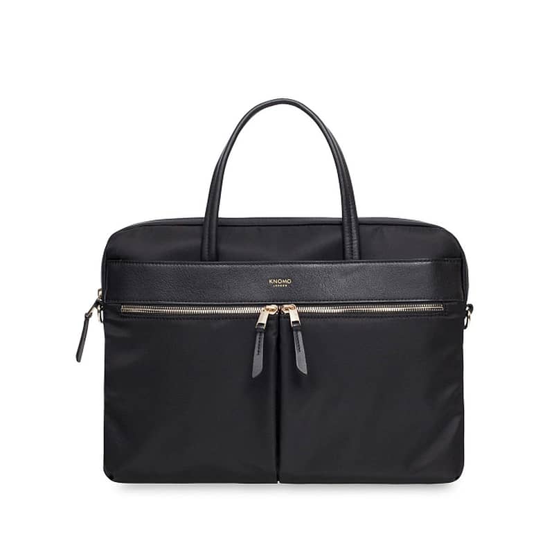 Knomo – Hanover Slim Briefcase 14 inch – Black Accessories Shop Online at Dubai Offers 2