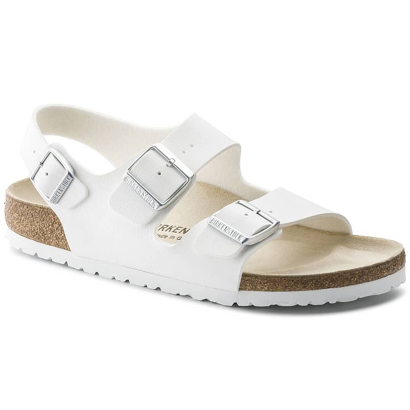 Milano Birko-Flor White Unisex Shoes Shop Online at Dubai Offers 2