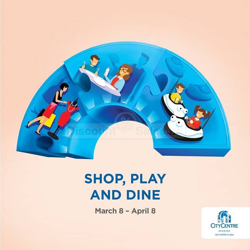 Shop, Play & Dine Package @ City Centre Sharjah Fashion & Jewelry Shop Online at Dubai Offers 2