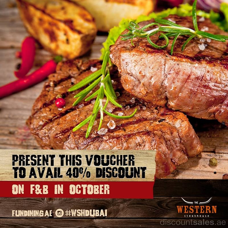 Western Steakhouse Special Discount @ Crowne Plaza Dubai Food, Grocery & Dining Shop Online at Dubai Offers 2