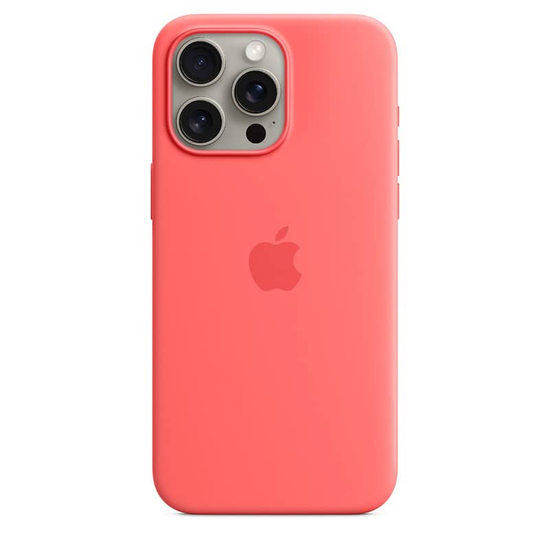 iPhone 15 Pro Max Silicone Case with MagSafe – Guava Accessories Shop Online at Dubai Offers 2