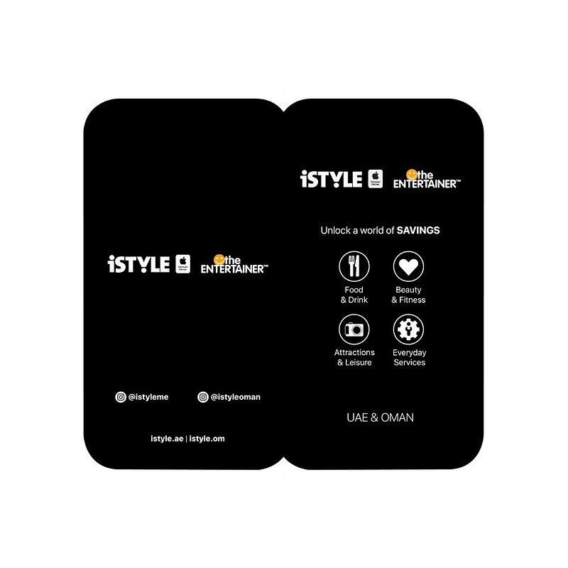 iSTYLE ENTERTAINER activation card | Save up to AED 25,000 with selected top merchants Accessories Shop Online at Dubai Offers 2