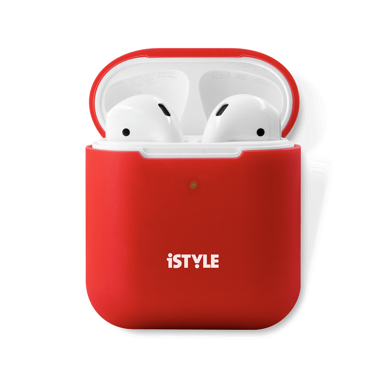 iSTYLE Silicone Cover AirPods 2nd Gen red Accessories Shop Online at Dubai Offers 2