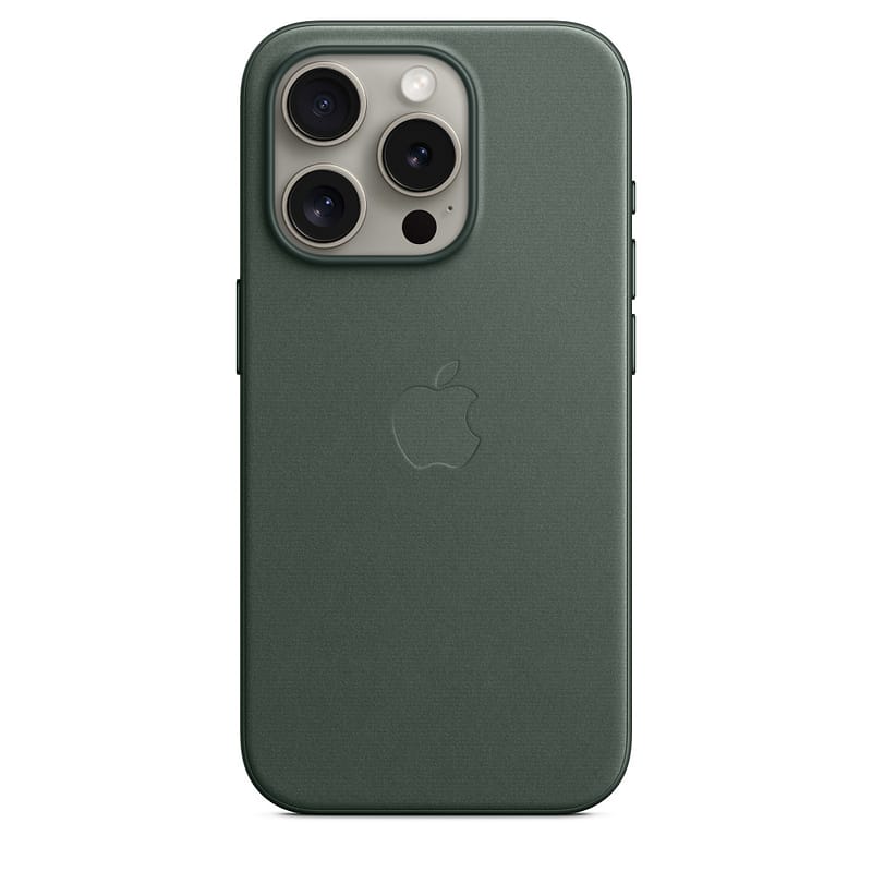 iPhone 15 Pro FineWoven Case with MagSafe – Evergreen Accessories Shop Online at Dubai Offers 2