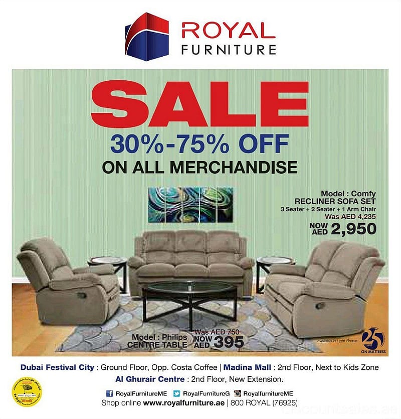 Royal Furniture Part Sale Al Ghurair Centre Shop Online at Dubai Offers 2