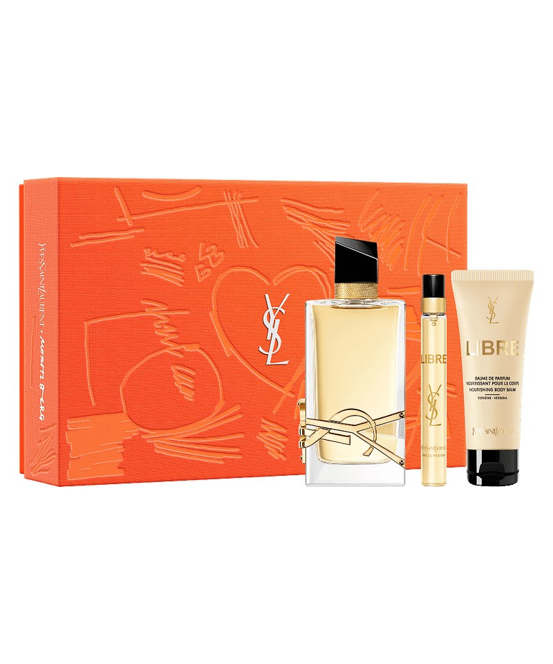 Libre Eau De Parfum 90ml & 10ml & Libre Body Balm 50ml Bundle Gift Sets Shop Online at Dubai Offers 2