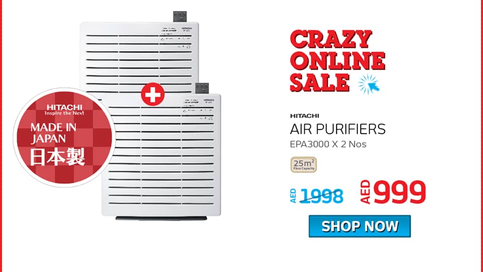 Hitachi 22M2 Air Purifier Crazy Online Sale